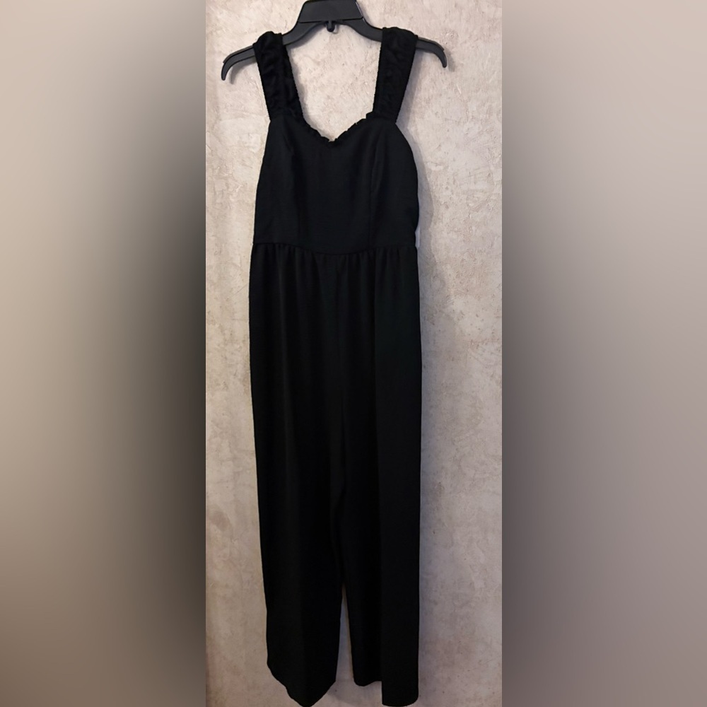R Wish Elegant Black Jumpsuit